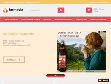 Tablet Screenshot of farmaciaortomoleculara.ro